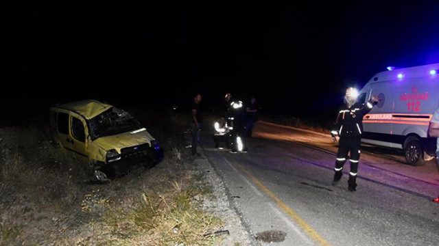 Eskişehir’de 2 hafif ticari araç çapıştı: 1 kişi hayatını kaybetti
