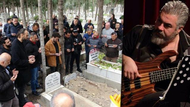 Ünlü müzisyen Hakan Yelbiz memleketi Mersin’de toprağa verildi