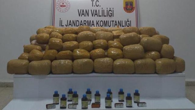 Van’da, 216 kilo uyuşturucu ele geçirildi